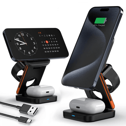 3 in 1 Foldable Charging Station - Techgadgets24x 