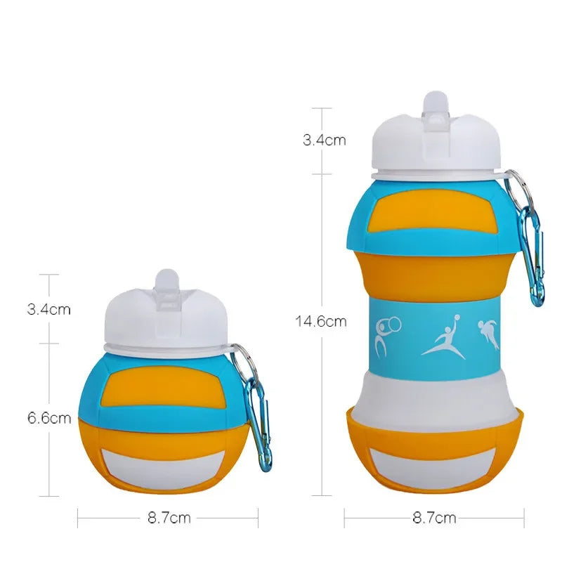 Foldable Sports Ball Bottle