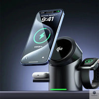 3-in-1 Magnetic Wireless Fast Charging Stand - Techgadgets24x 