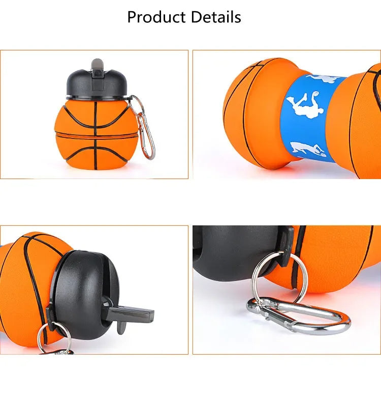 Foldable Sports Ball Bottle