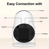 HY300 Mini Projector 4K Android 11 WIFI6 BT5.0