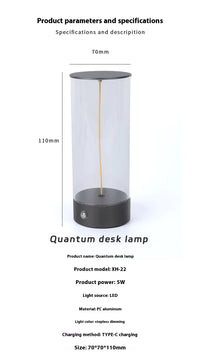 Quantum Magnetic Suction Color Light Table Lamp Creative