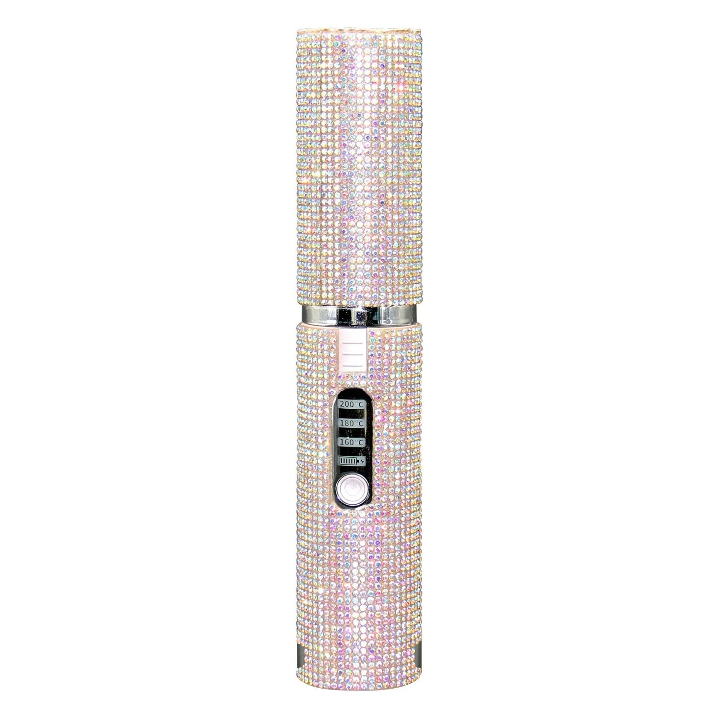 Portable Hair Straightener With Rhinestones