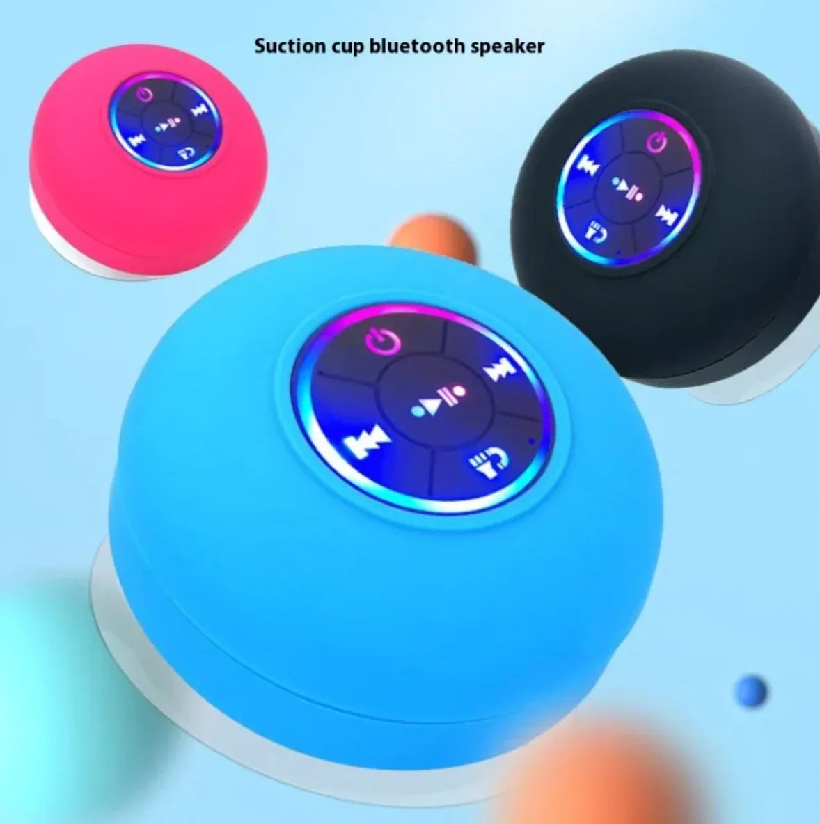 Wasserdichte Bluetooth -Lautsprecher mit LED -Leuchten