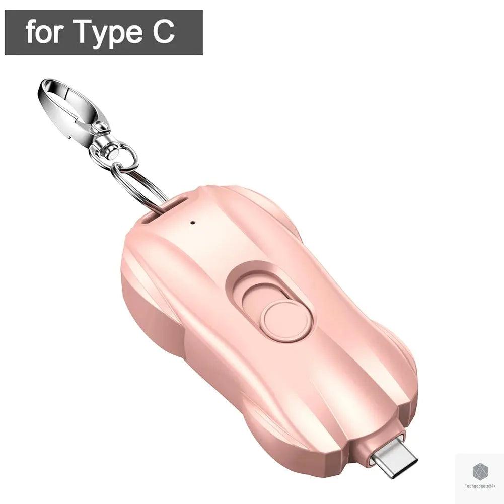 Keychain Portable Emergency Phone Charger Power Bank - Techgadgets24x 