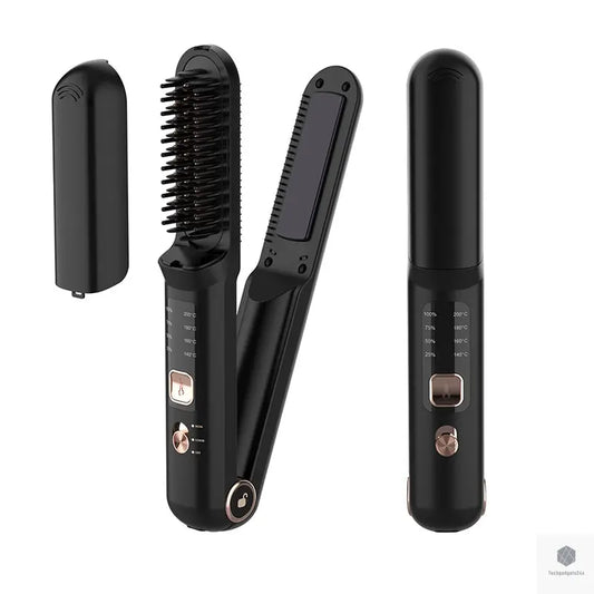 Wireless Professional Hair Straightener & Comb Techgadgets24x