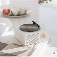 Wireless mini portable retro phonograph Bluetooth-compatible speaker CJDropshipping