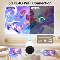 HY300 Mini Projector 4K Android 11 WIFI6 BT5.0 - Techgadgets24x 