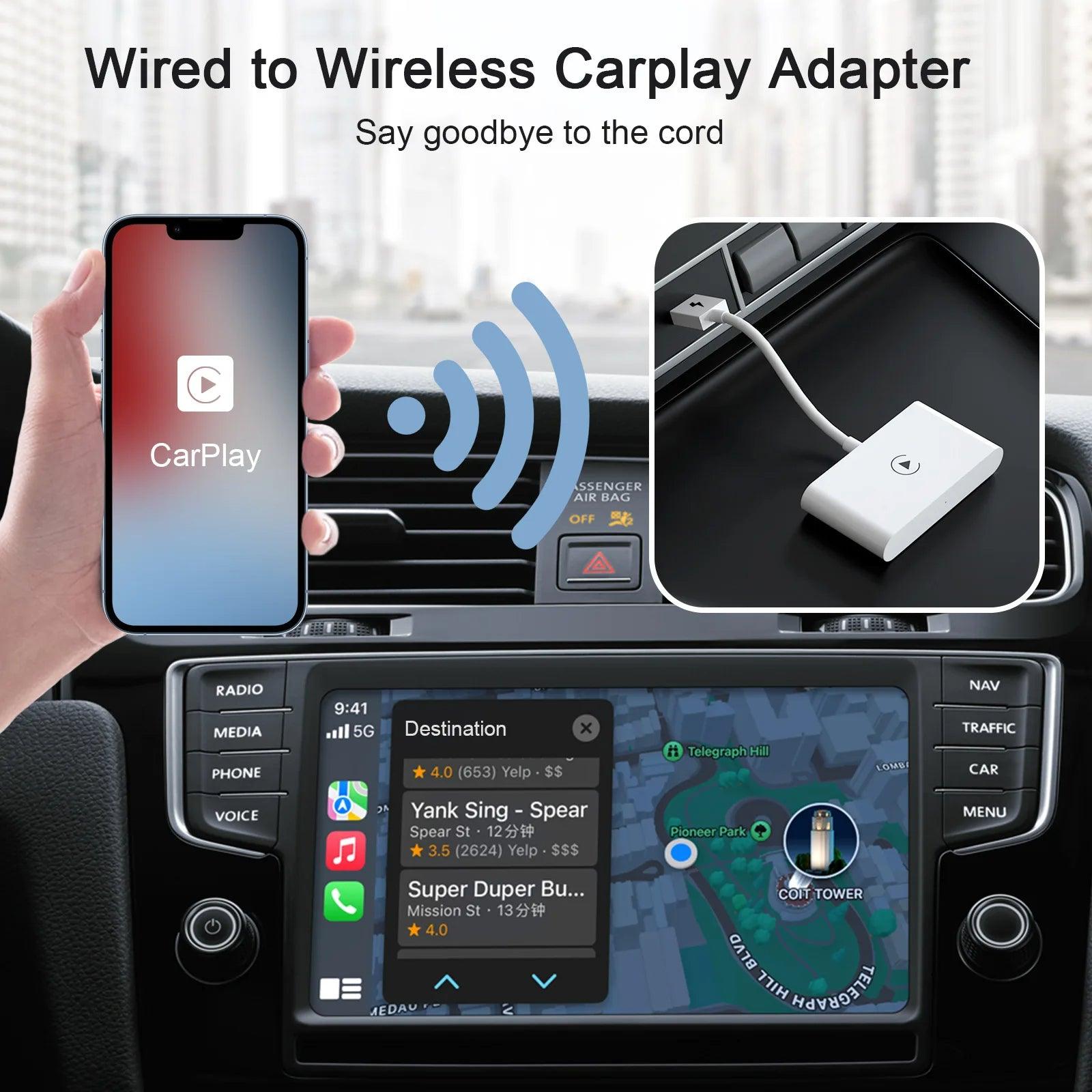 Wireless CarPlay Adapter For Android & Apple - Techgadgets24x 